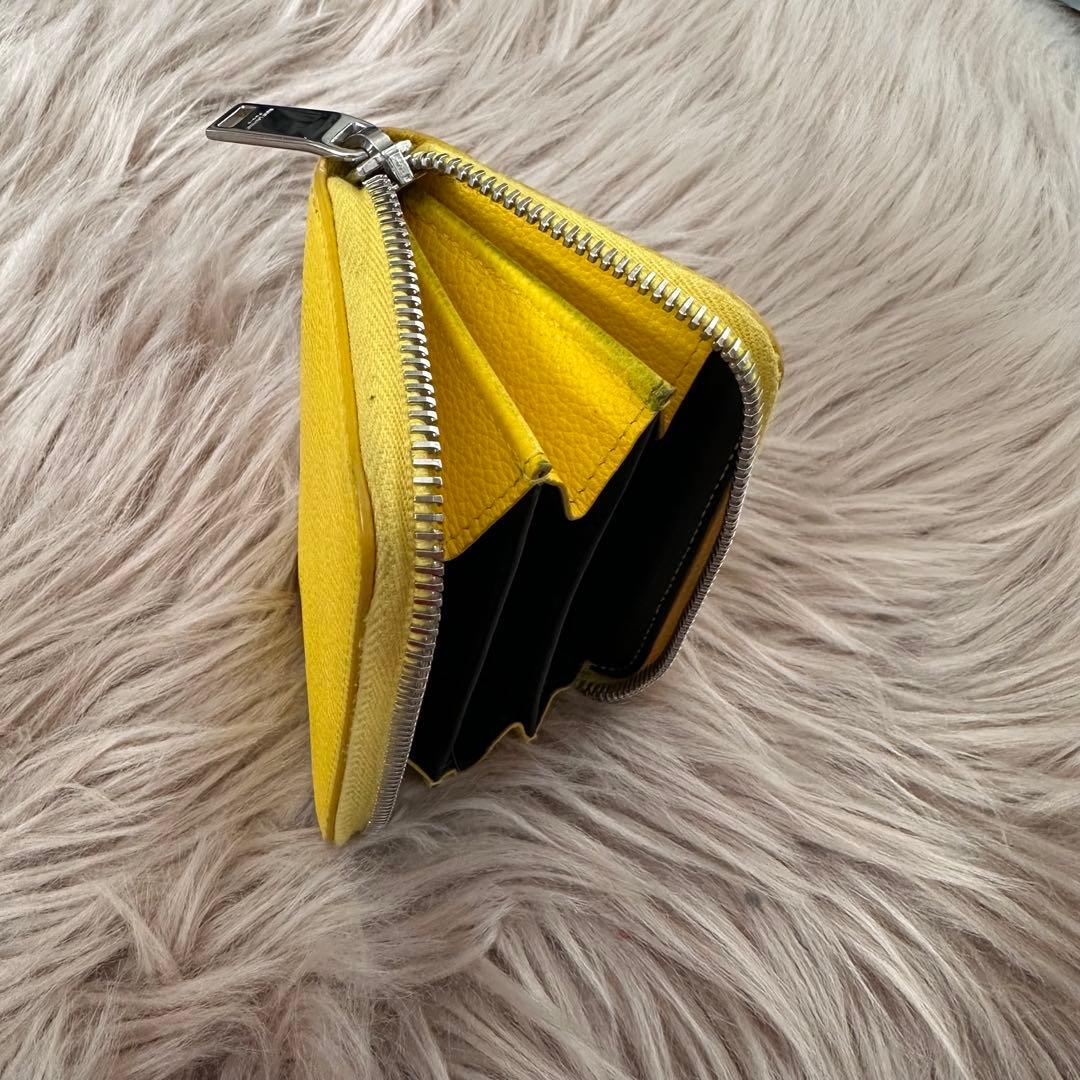【ねこぱんち⭐︎】SAINT LAURENT イエローレザー ケース