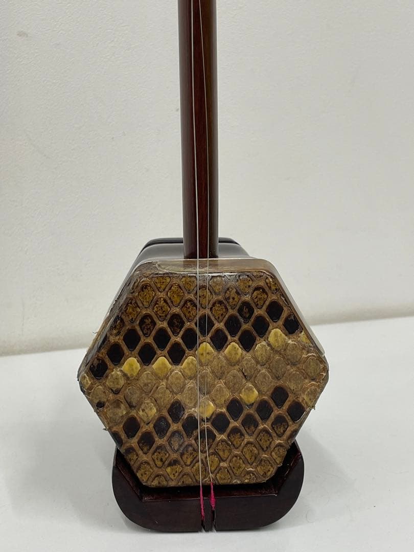 13555 古月琴坊　紅木　二胡　蛇皮　ER-400