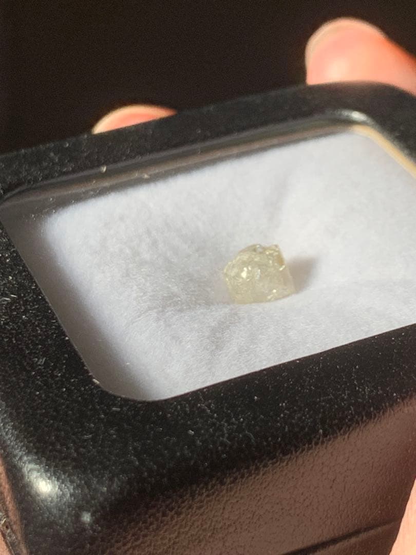 特大ダイヤモンド　原石　1.55ct 隕石ダイヤモンド　ダイア　ルース　化石