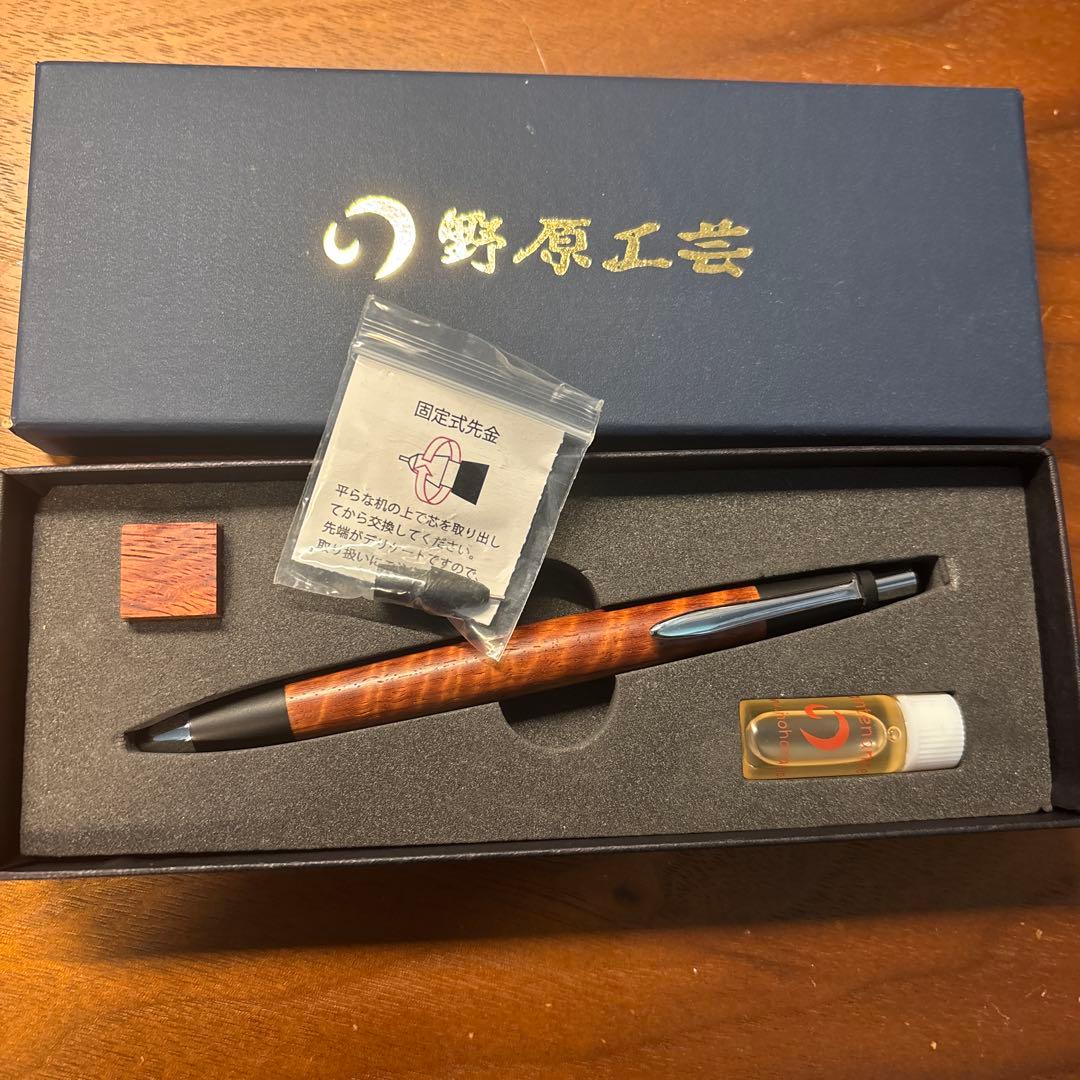 野原工芸新型 シャープペン 花梨虎杢 - メルカリ