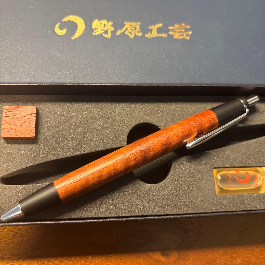 野原工芸新型 シャープペン 花梨虎杢 - メルカリ