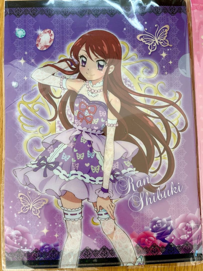 劇場版 アイカツ！ クリアファイル 星宮いちご 霧矢あおい 紫吹蘭