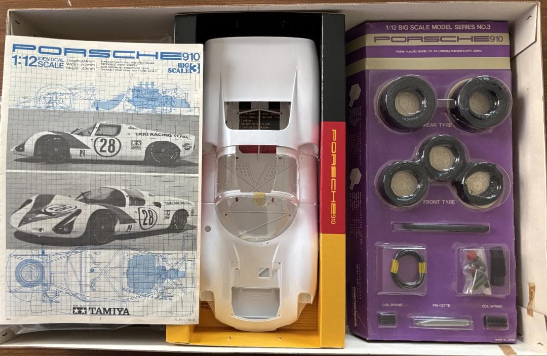 タミヤ ポルシェ910 カレラ10 1/12