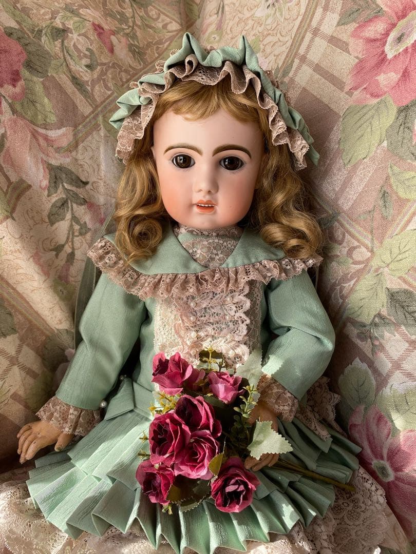 78cm ジュモーアンティークビスクドールJUMEAU