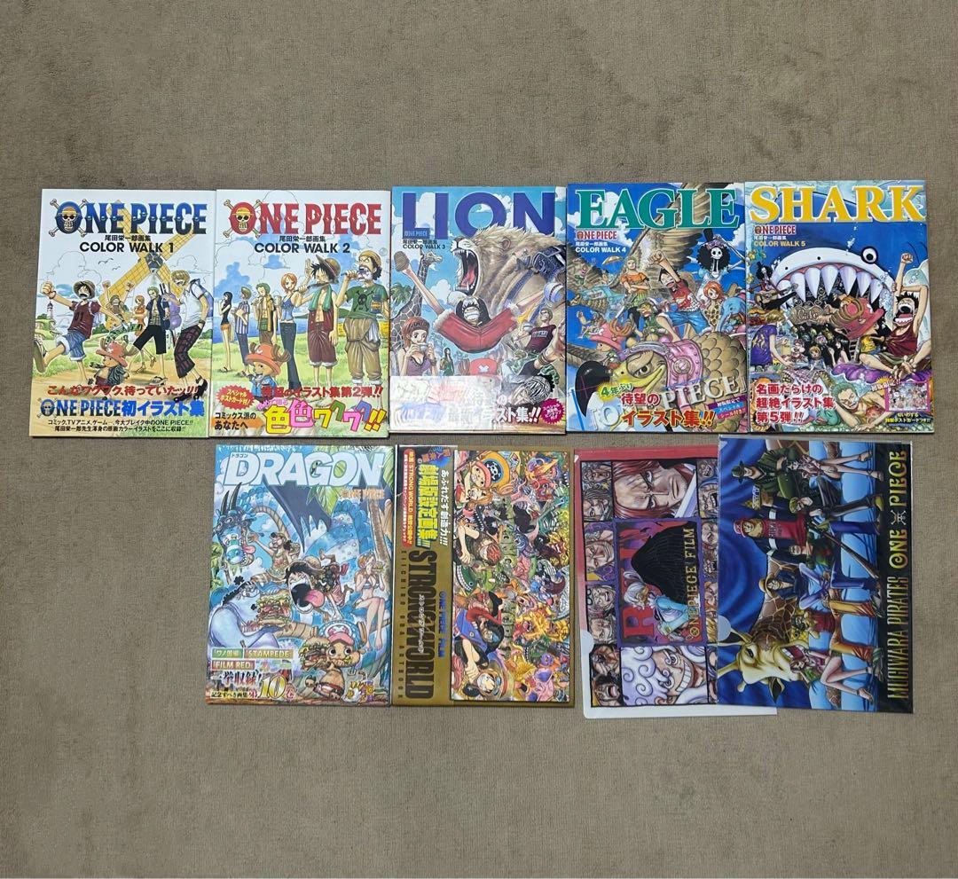 尾田栄一郎画集 COLOR WALK 1巻〜5巻、10巻(初版あり） 5〜