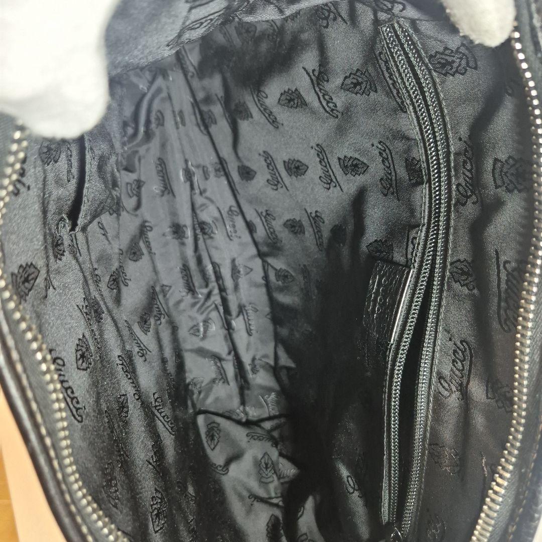 希少！　GUCCI　クレスト　レザー　ショルダーバッグ