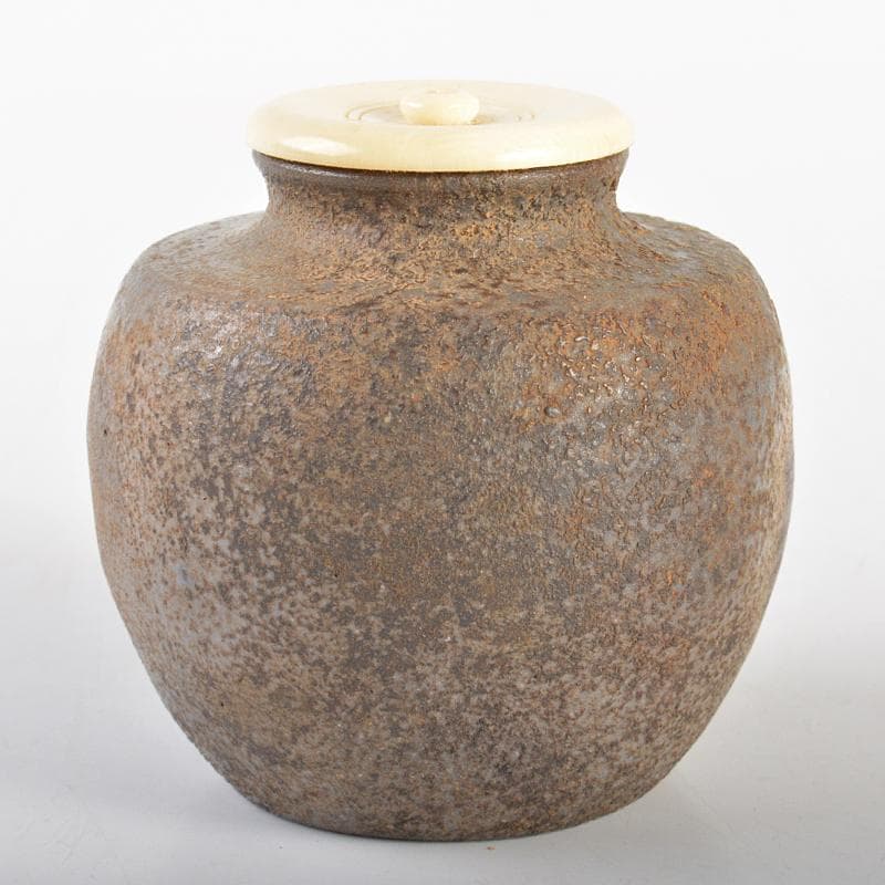 茶道具 備前焼 正告作 茶入 仕覆付 共箱 V R6742