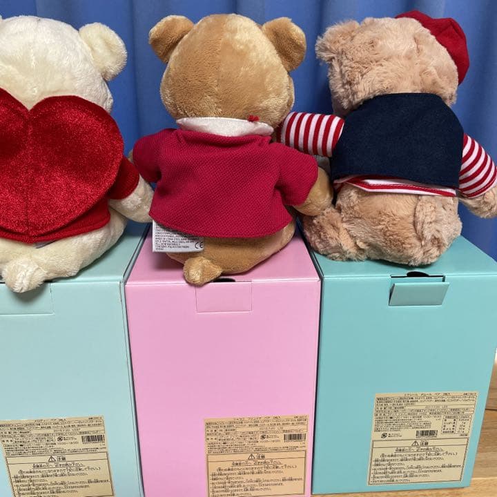 GODIVAバレンタインデーくまちゃんぬいぐるみテディベアセット