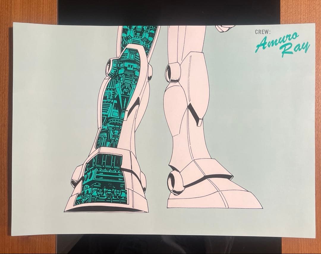 激レア！ 機動戦士ガンダム ペプシ 厚紙ポスター アムロ