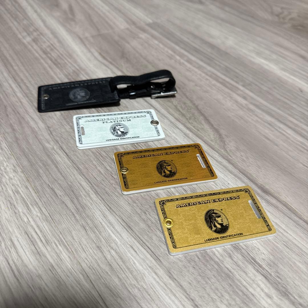AMEX センチュリオンカード専用封筒 プラチナカード・ラゲッジタグ