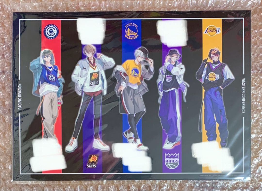 NBA × NIJISANJI ラッキー賞 オリジナルメッセージスタンドボード-新品買取