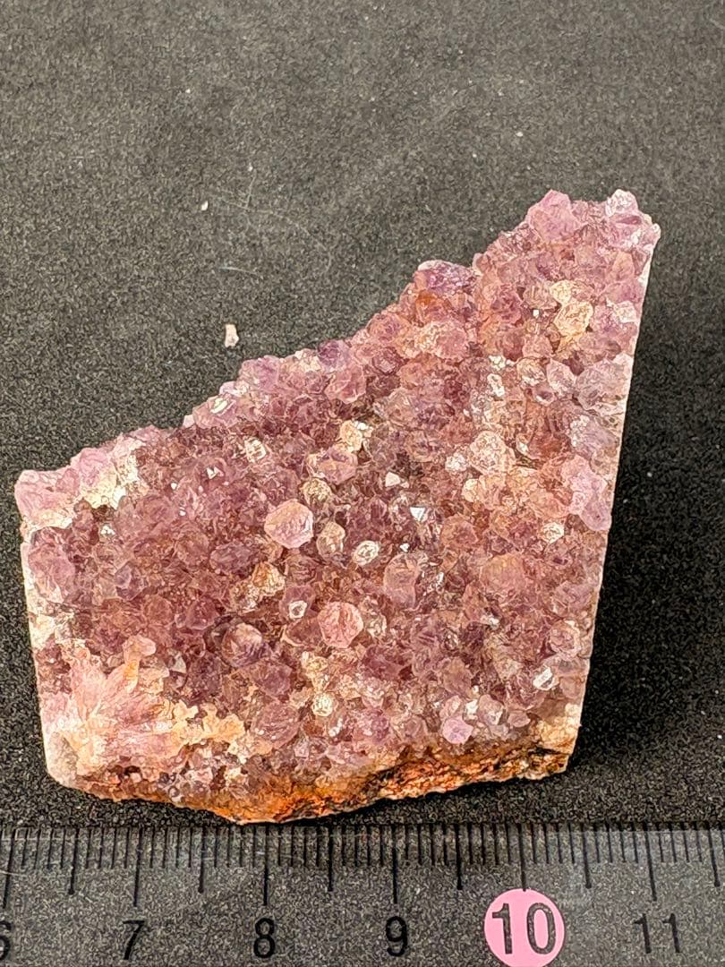 化石・鉱物コレクション アラカム鉱山産 アメジスト クラスター プラス