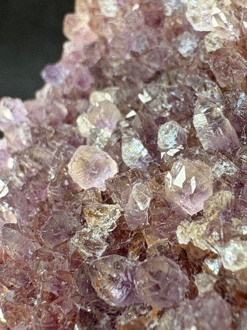 化石・鉱物コレクション アラカム鉱山産 アメジスト クラスター プラス