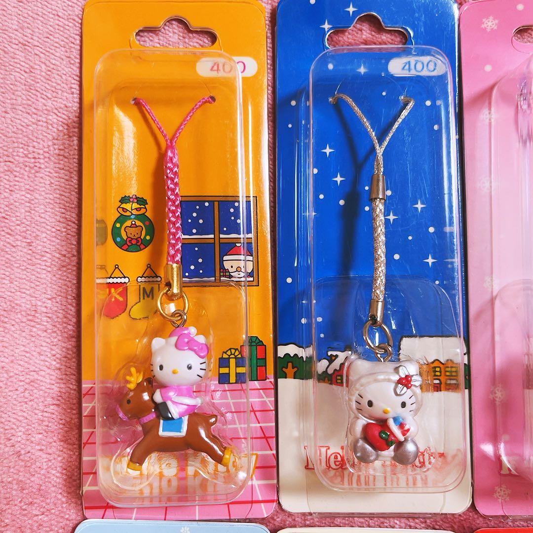 希少レア　ハローキティ　根付け　冬　フユ　Xマス　2002 サンリオ　平成レトロ