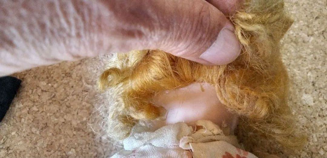 三越ドール フラーティアイ 大正 昭和 サクラビスク 人形