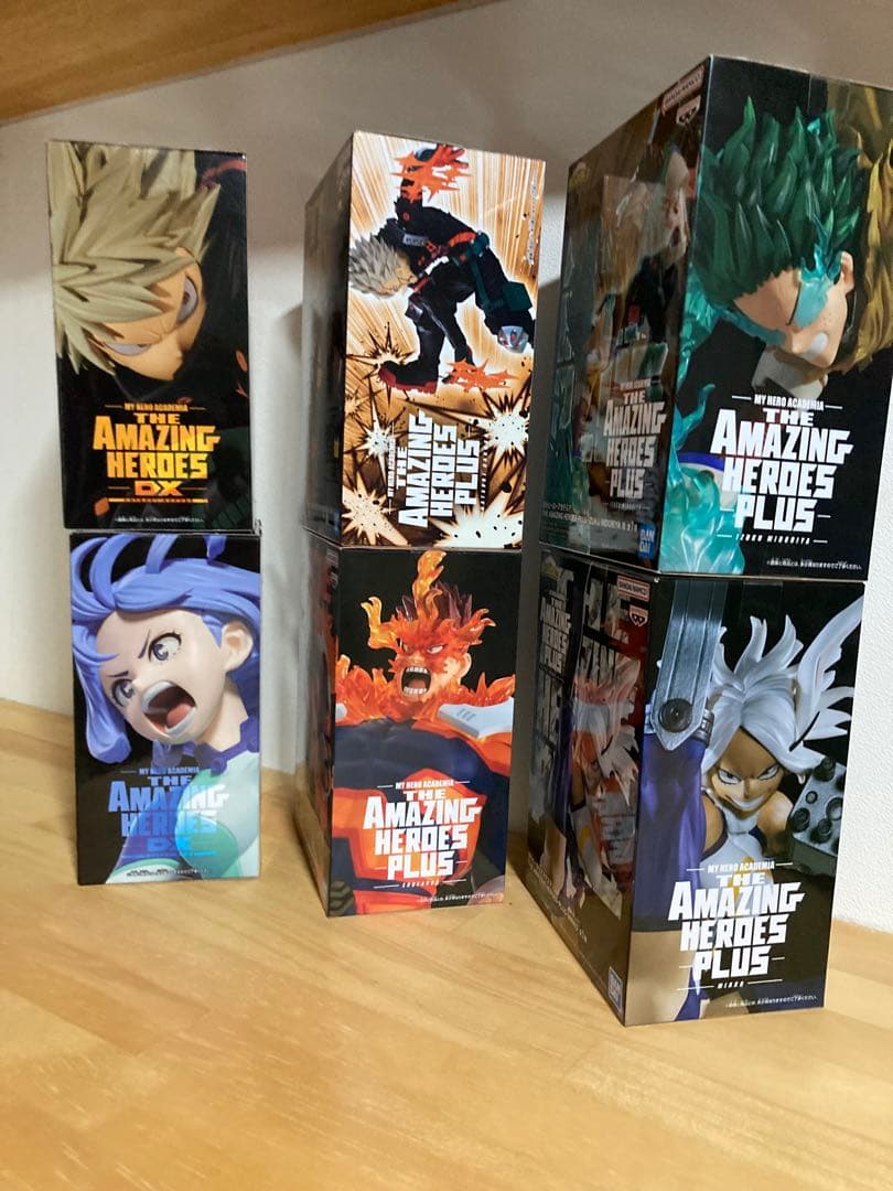 僕のヒーローアカデミア　アメイジングヒーロープラス　DXフィギュア 6点セット