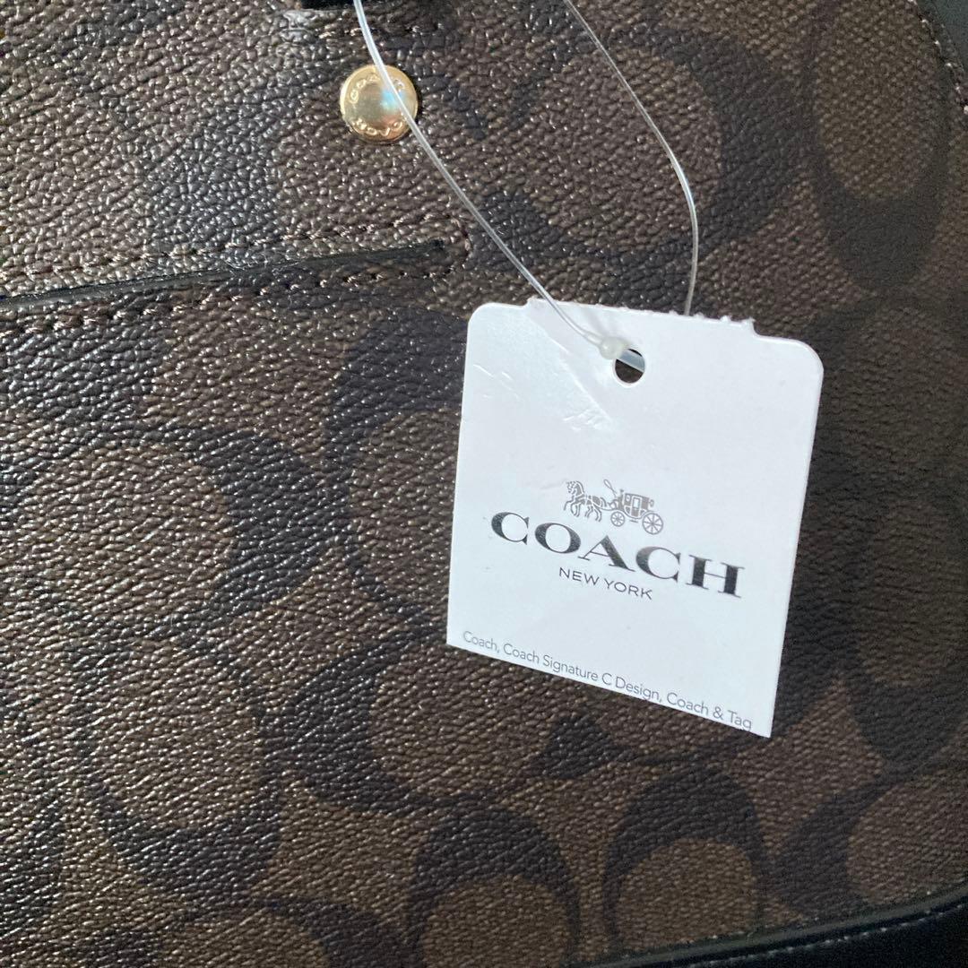 COACH ショルダーバッグ ブラウン/ブラック