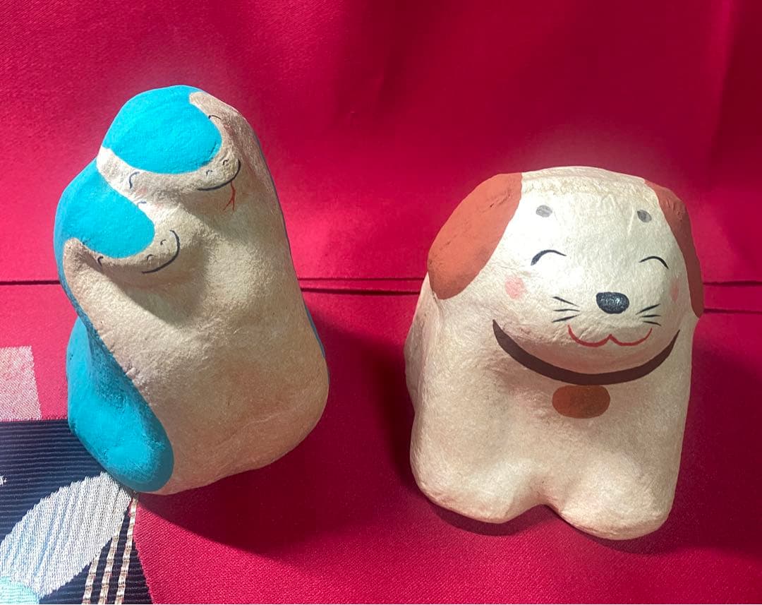 上山張子 ぞう六 蔵六面工房 干支 張り子 置物 11干支