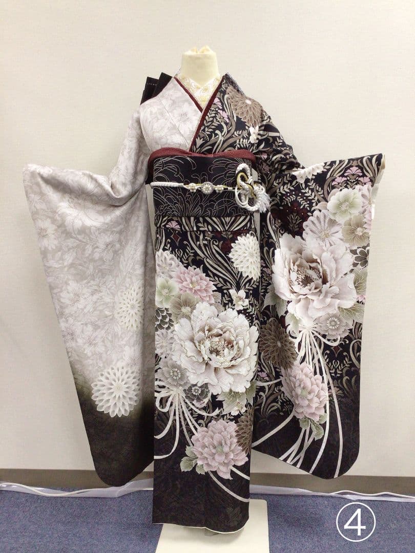 157~170センチぐらいの方が適応サイズ】振袖フルセット玉城ティナK-967