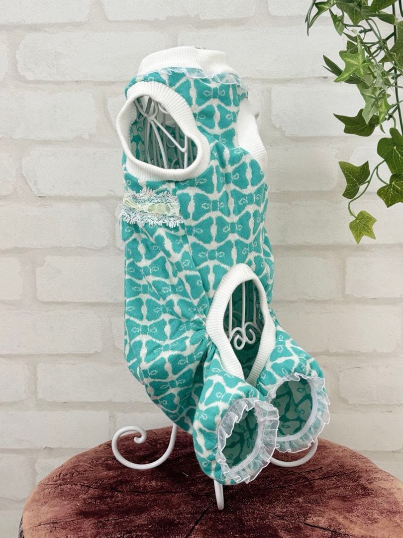 ハンドメイド 犬服 カボチャロンパース（longSサイズ） - メルカリ