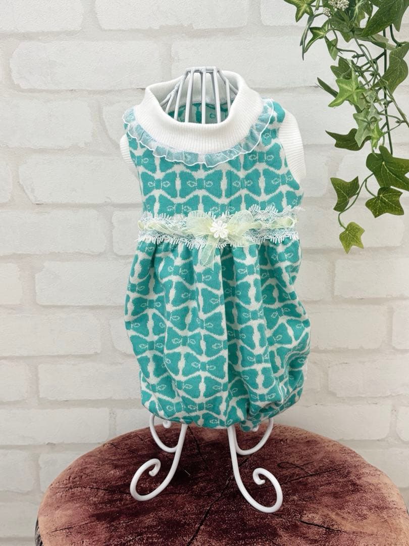 ハンドメイド 犬服 カボチャロンパース（longSサイズ） - メルカリ