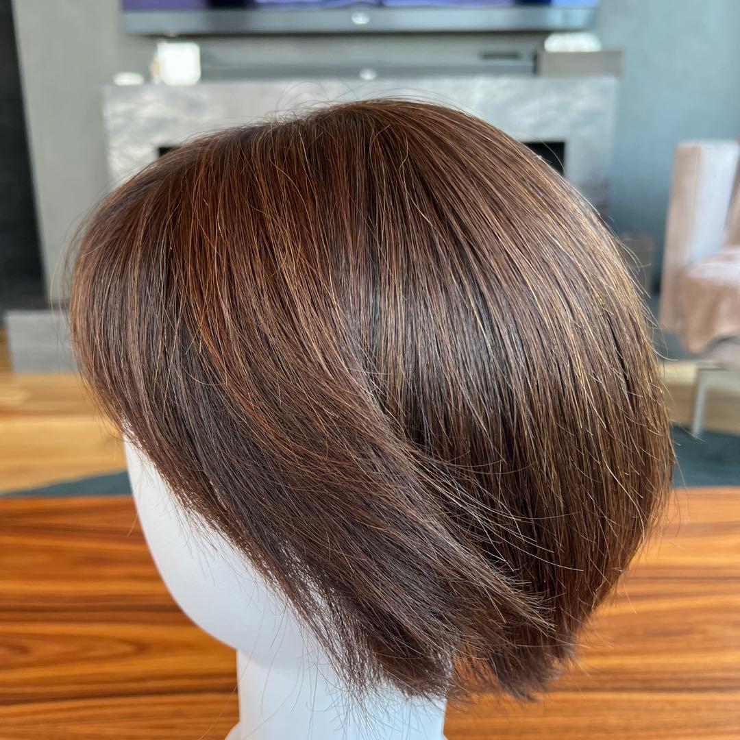 mi ワンステップ　ウィッグ　医療用人毛100% Sサイズ