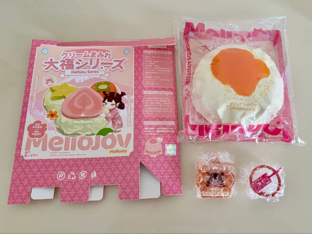メロジョイ mellojoy スクイーズ 大福シリーズ みかん オレンジ - メルカリ
