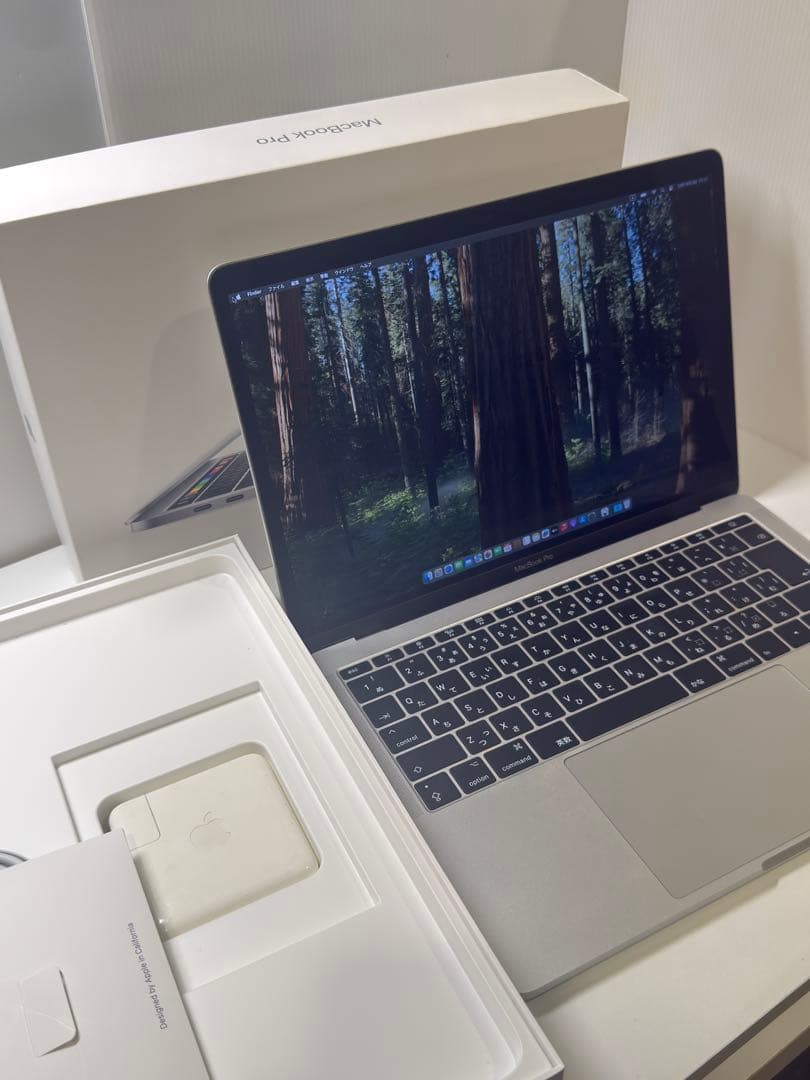 美品】MacBook Pro 13 A1708 シルバー バッテリー交換済