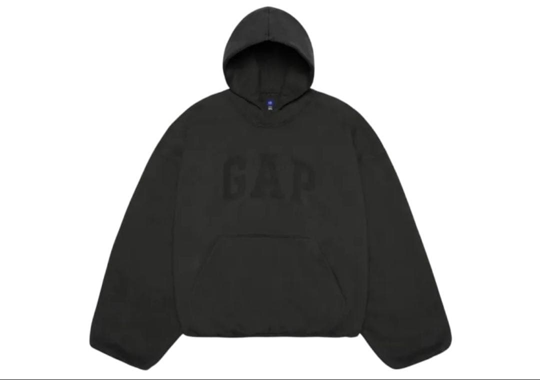 YEEZY GAP パーカー　ウォッシュドブラックバレンシアガ