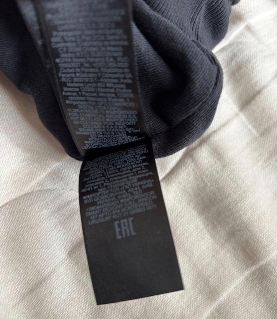 YEEZY GAP パーカー　ウォッシュドブラックバレンシアガ