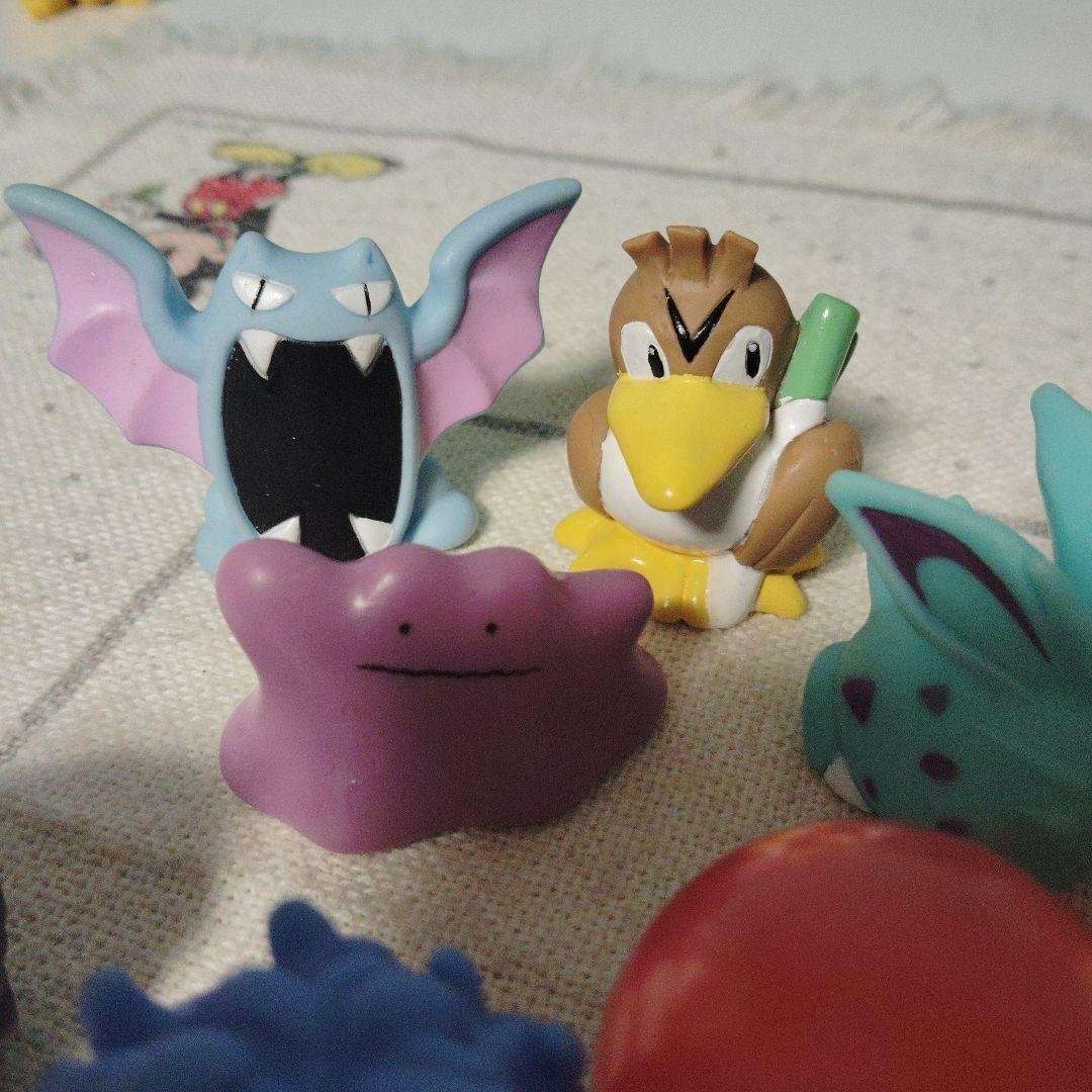 初期 ポケモンキッズ 指人形 まとめ売り 9体セット 当時物 ソフビ