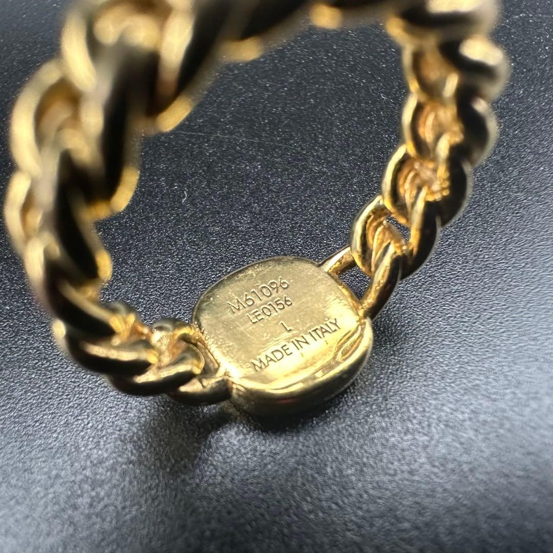 極美品✨　ルイヴィトン　リング　指輪　M61096　ロゴ　刻印　1494