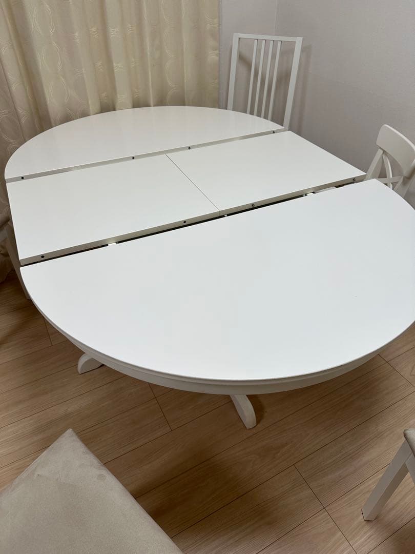 【高橋様】イケアIKEA ダイニングテーブル・チェア4脚セットホワイト