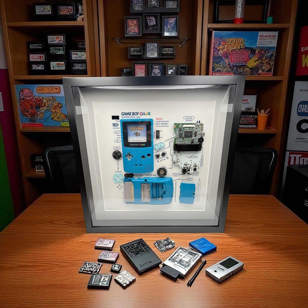 ゲームボーイカラー　分解アート 標本アート 一点もの ゲームボーイカラー 分解アート 標本アート 一点もの - メルカリ