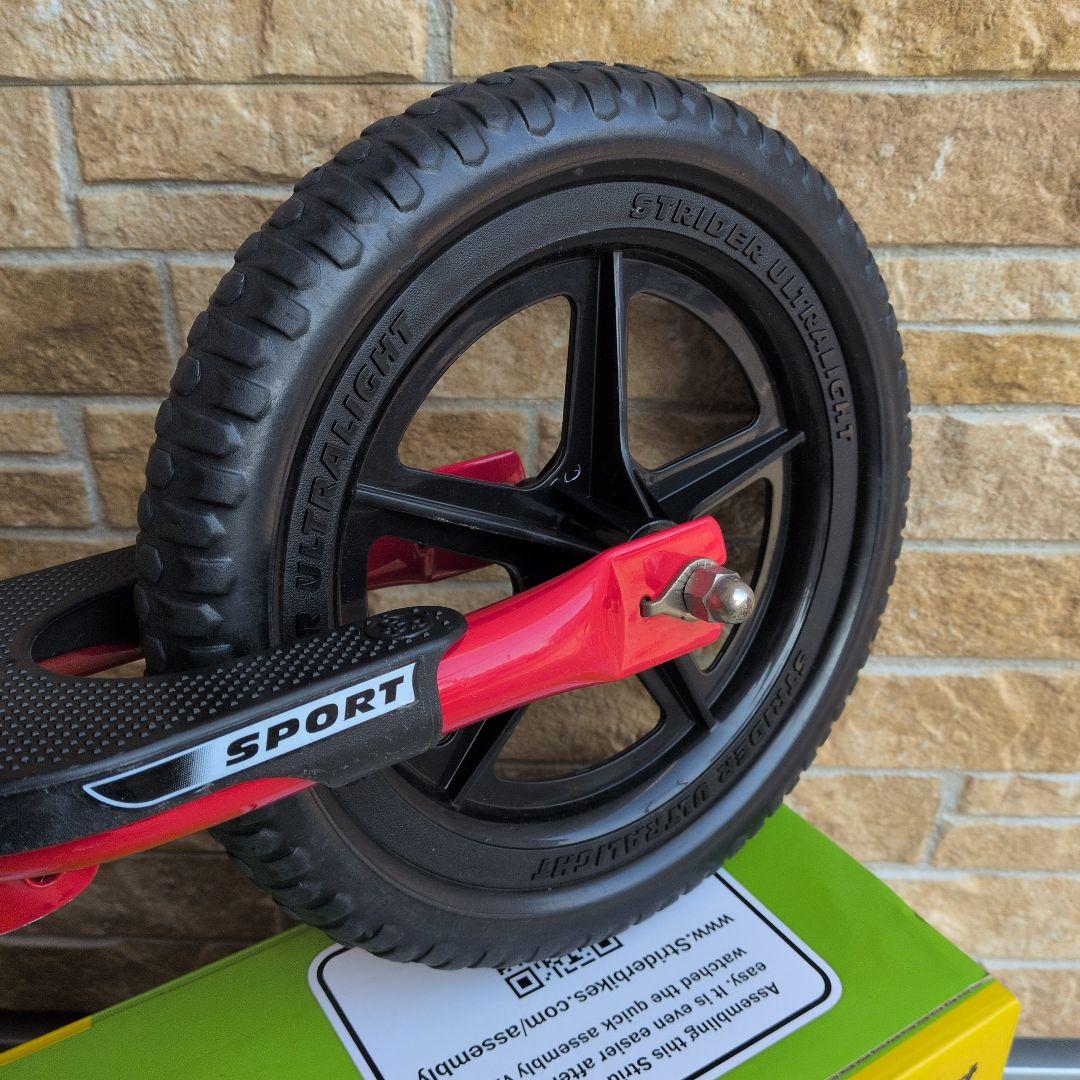 プロテクター3点セット付】STRIDER ストライダー 12 Sport 赤