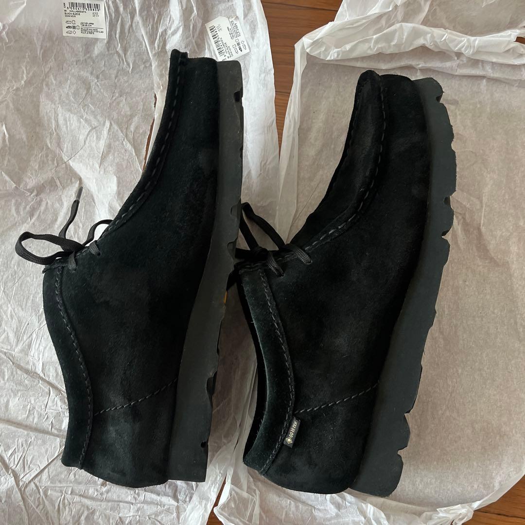 CLARKS ワラビー ブラックモカシン