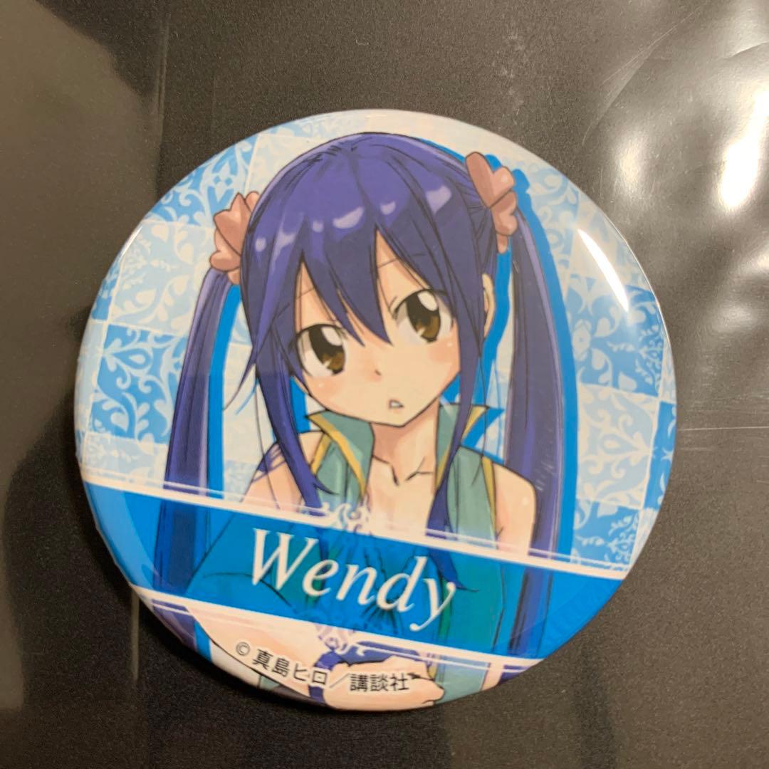 フェアリーテイル原画展 ウェンディシェリア缶バッジアクキー