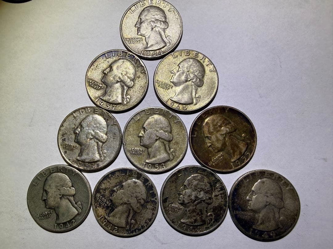 アメリカ 旧貨幣 銀貨 ハーフ クオーター ダイム