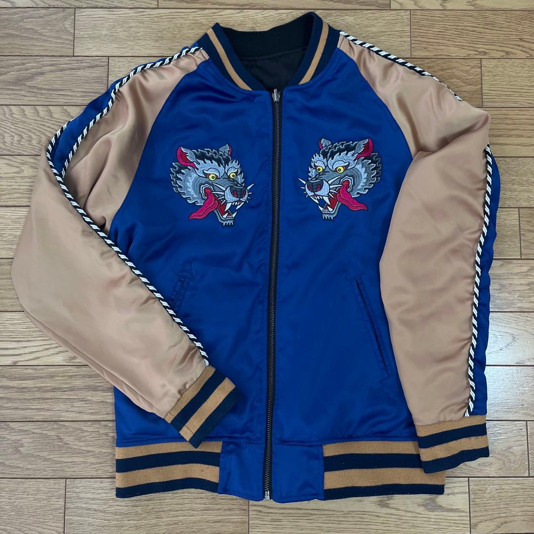 マンウィズ リバーシブル スカジャン