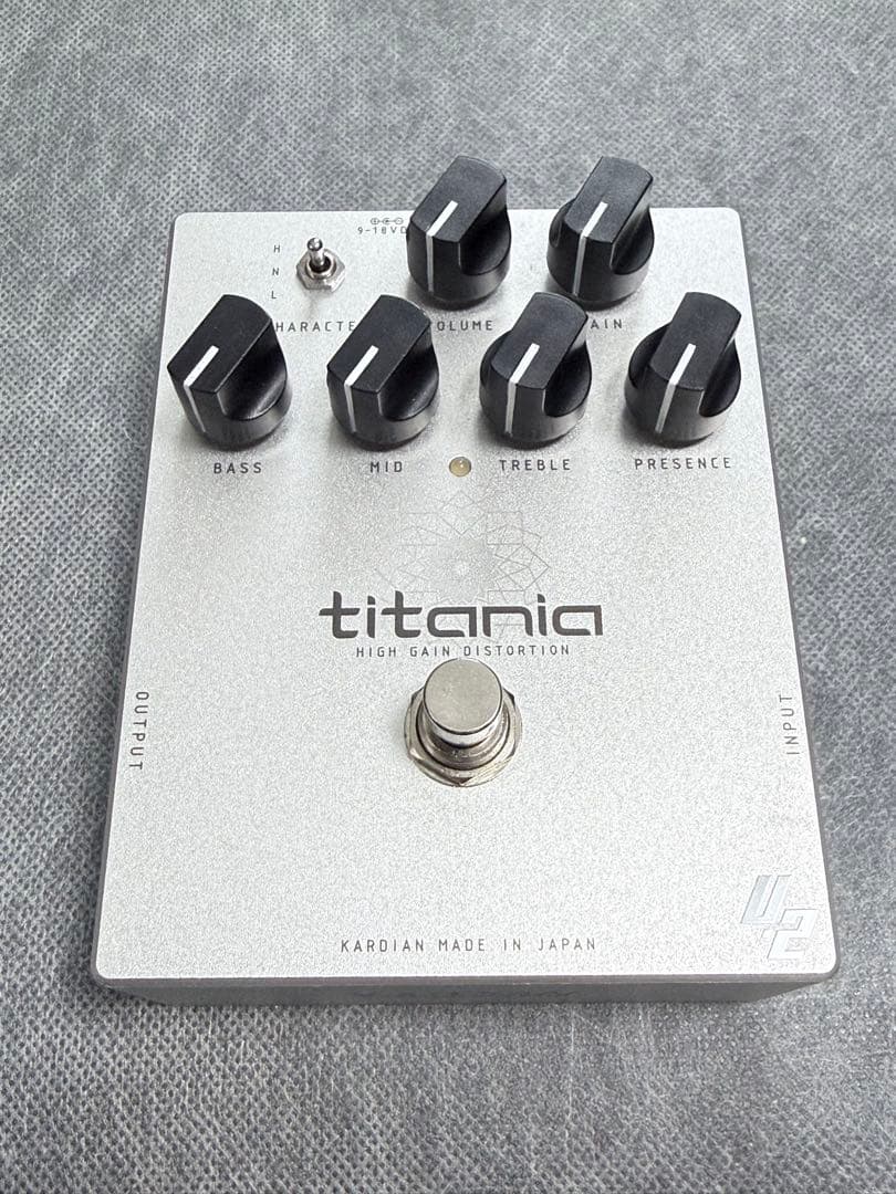 KarDiaN titania V2 ハイゲイン ディストーション KarDiaN TITANIA V2 エフェクター ハイゲインディストーション