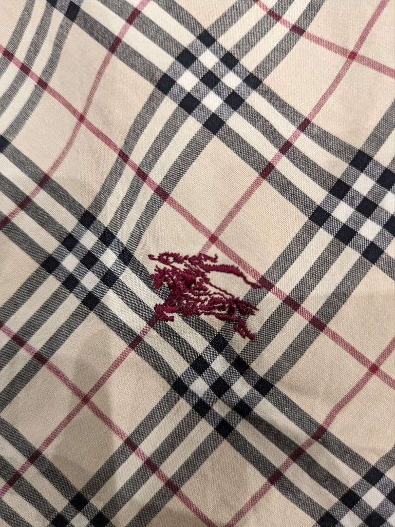 売約済み☆専用　肩リボン ノースリーブ ノバチェック ホースロゴ