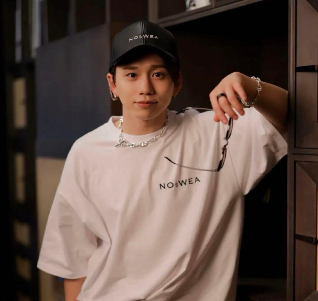 NOSWEA Da-ice 花村想太 黒 キャップ レザー ロゴ ダイス