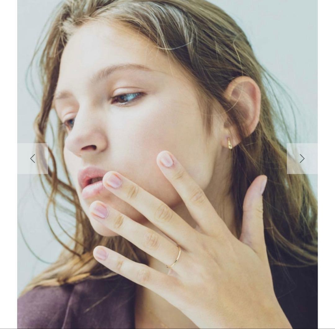 ete K10 クレールカットリング【美品】ピンキーリング　シンプル