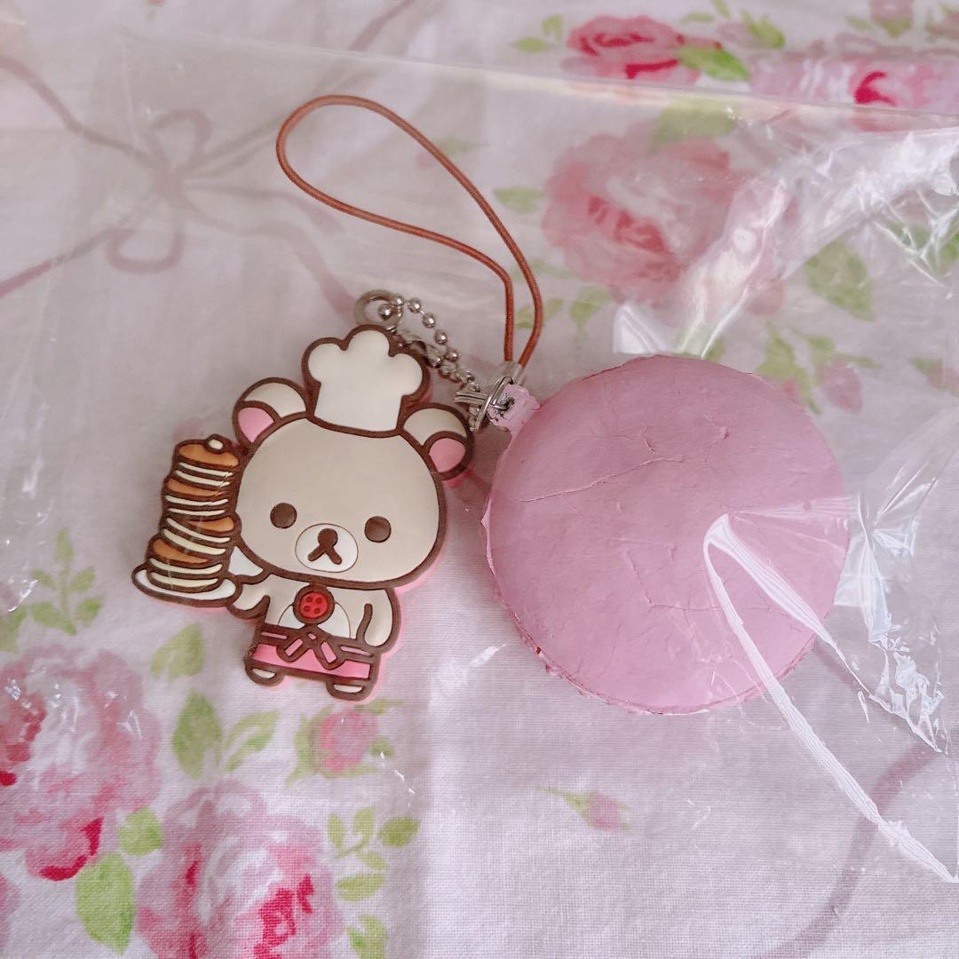 リラックマ コリラックマ マカロンスクイーズストラップ