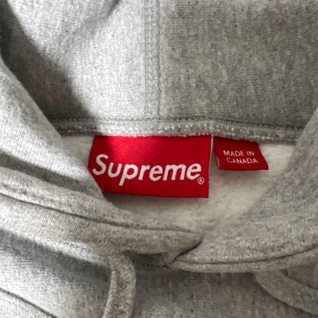 Supreme グレー パーカー Small