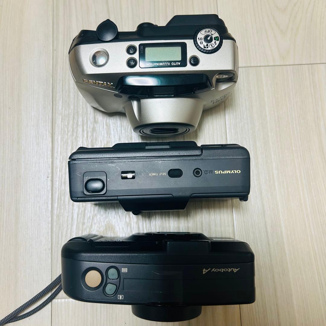 PENTAX OLYMPUS Canon フィルムカメラ 3台セット