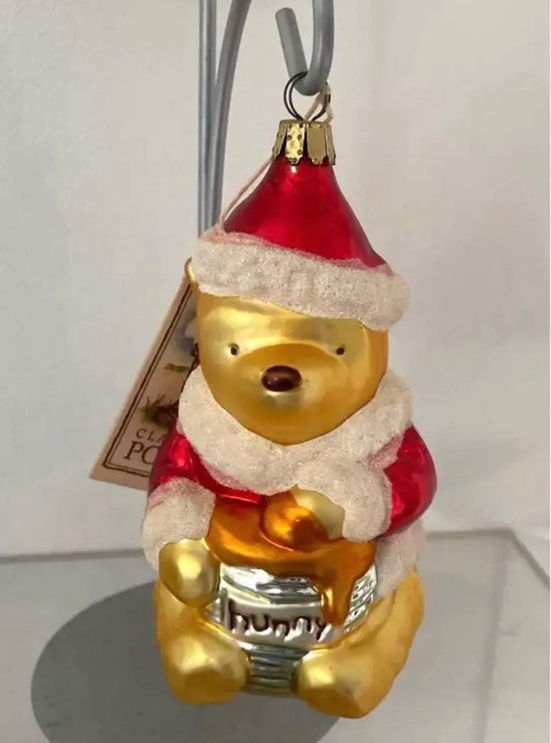 クラッシックプーさん オーナメント 3個セットスタンド付き