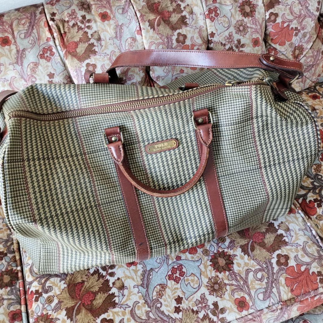 成瀬様用Polo Ralph Lauren チェック柄ボストンバッグ