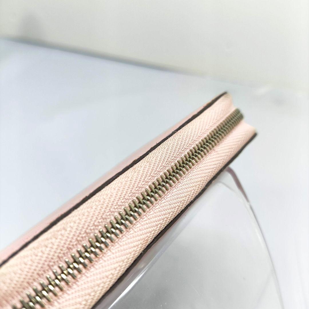 美品 ルイヴィトン エピ ジッピーパース ローズバレリーヌ ピンク