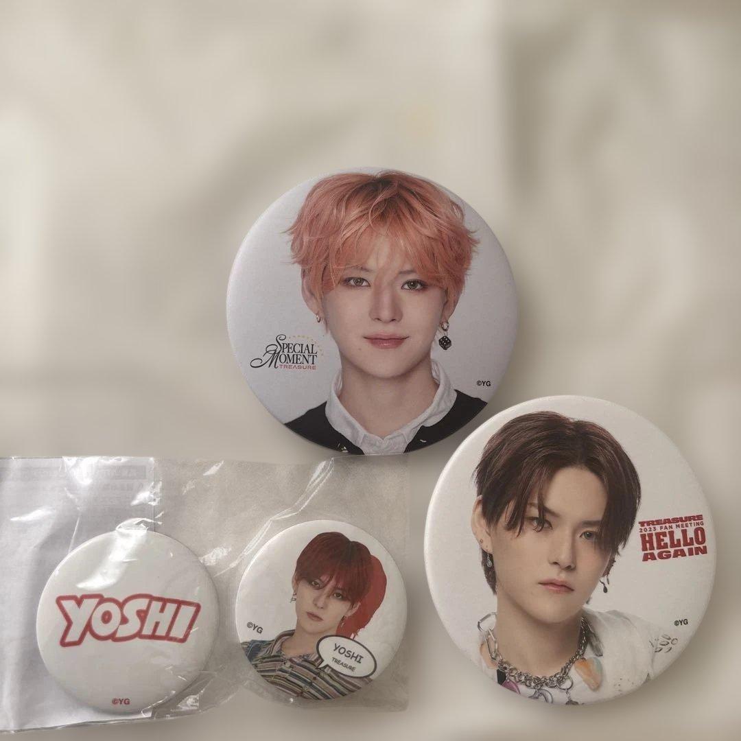 TREASURE ヨシ 缶バッジ キングコング treasure ヨシ KINGKONG 缶